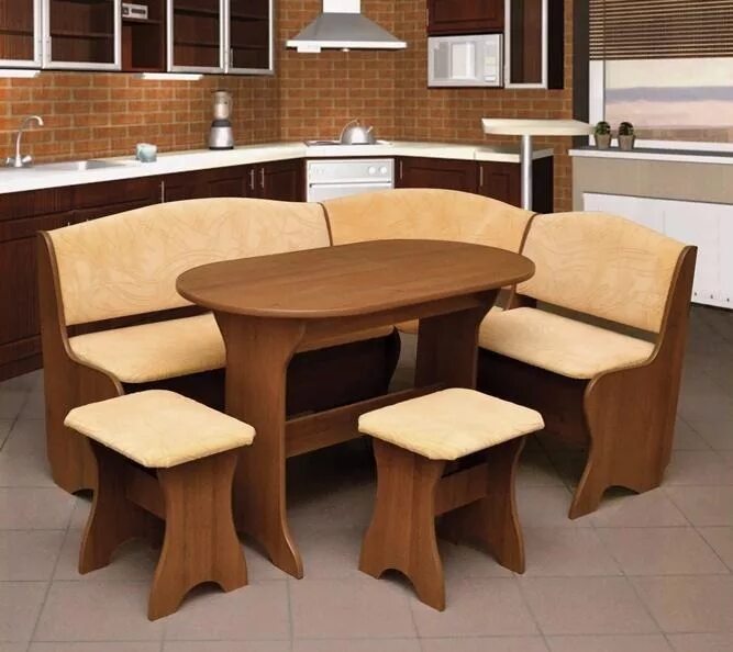 Кухонный угол фото Кухонный уголок Виктория 7 арт. Vik07 в интернет магазине с доставкой в Москва и