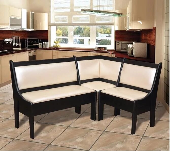 Кухонный уголок фото Кухонный уголок виктория 21м (Венге) арт. Vik21m в интернет магазине с доставкой