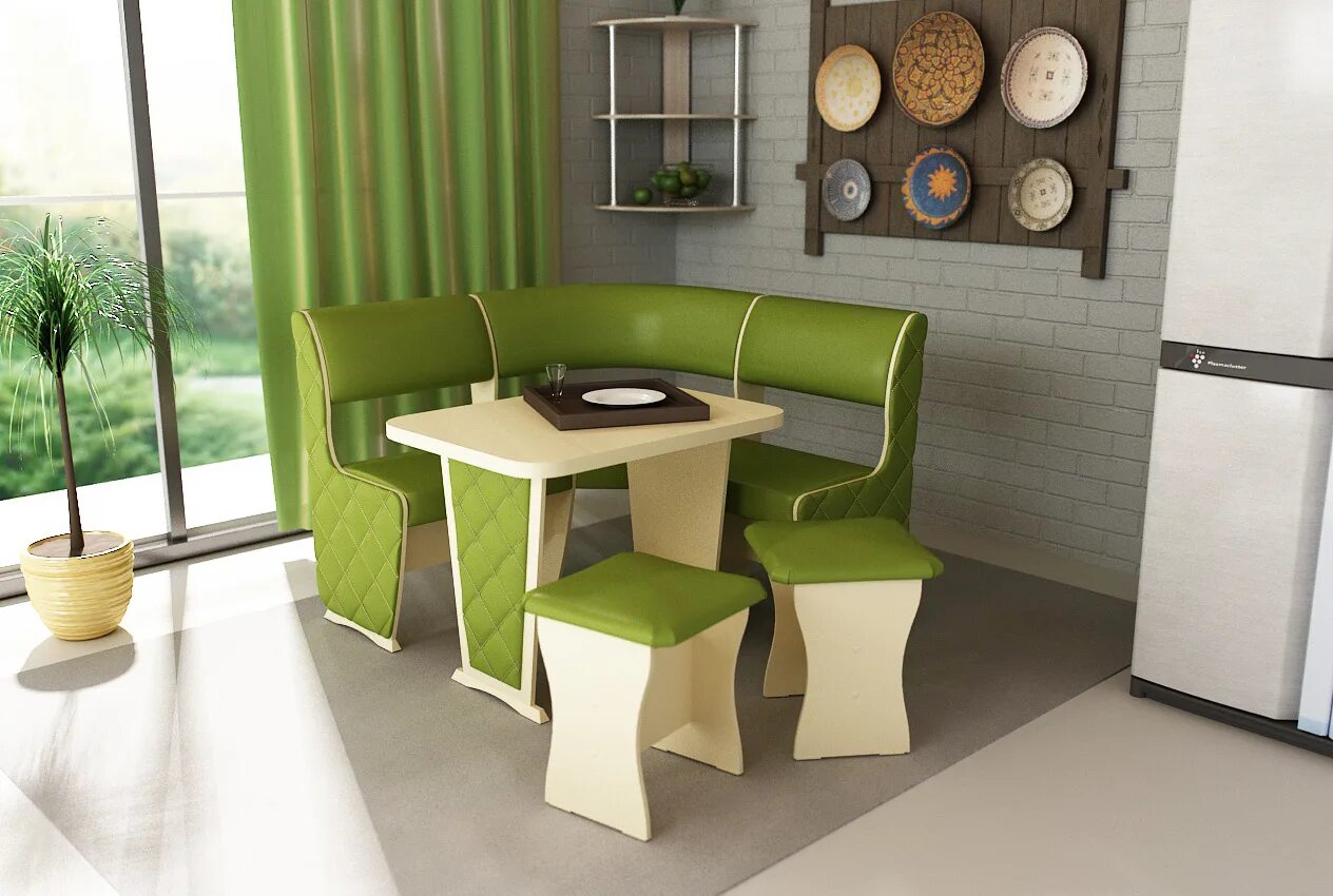 Кухонный уголок фото дизайн кухни Кухонный уголок Консул Мини Лайт с накладками - купить с доставкой, цена в Первы