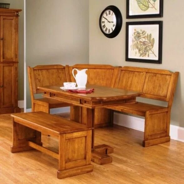 Кухонный уголок из дерева фото LOVE breakfast nooks Corner nook dining set, Corner bench dining table, Nook din