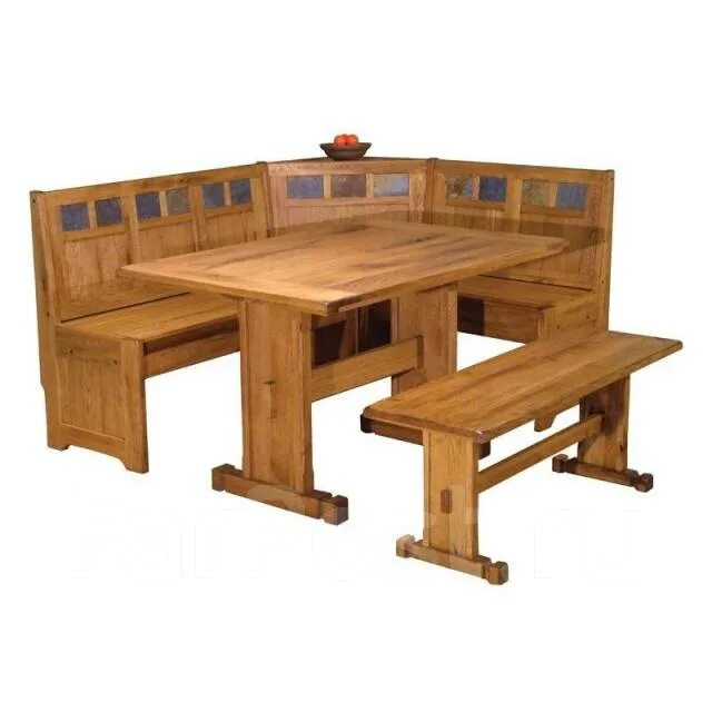 Кухонный уголок из дерева фото Многофункциональный стол, новый, под заказ во Владивостоке