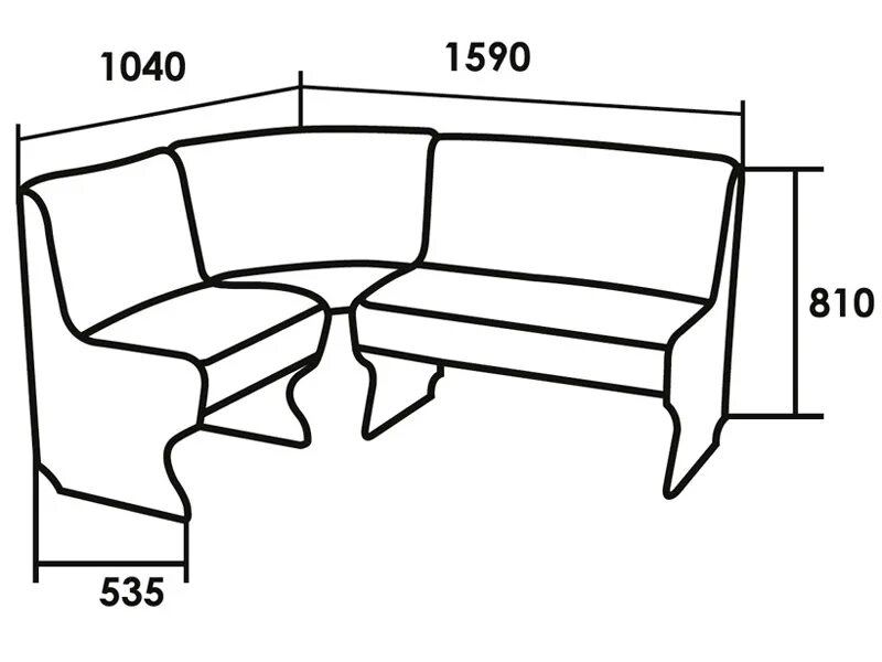 Кухонный уголок своими руками чертежи Кухонный уголок КУ 4В