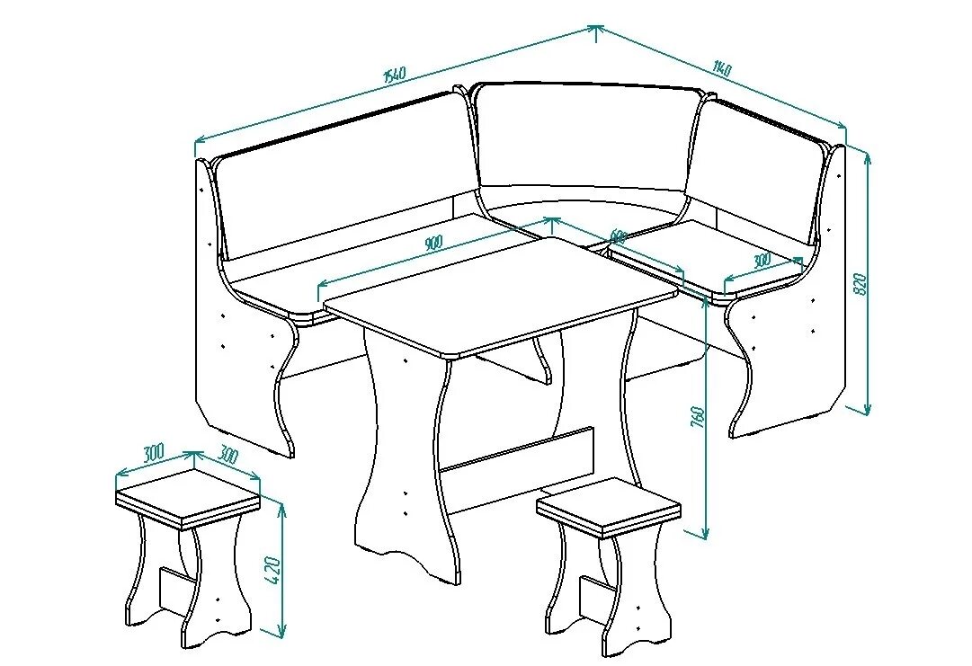 Кухонный уголок своими руками чертежи и схемы Кухонный уголок Надежда-23 (Шимо светлый) арт. VM-1.1.63 в интернет магазине с д