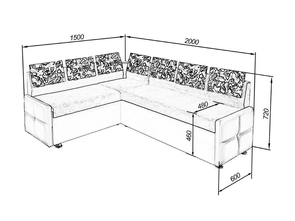 Кухонный уголок своими руками чертежи и схемы Кухонный уголок размеры - CormanStroy.ru