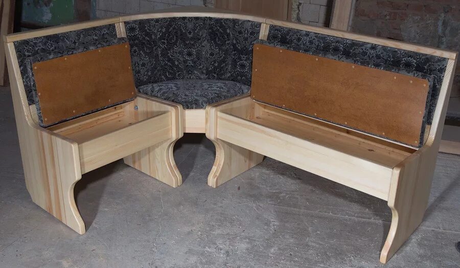 Кухонный уголок своими руками фото Кухонный уголок из массива кедра