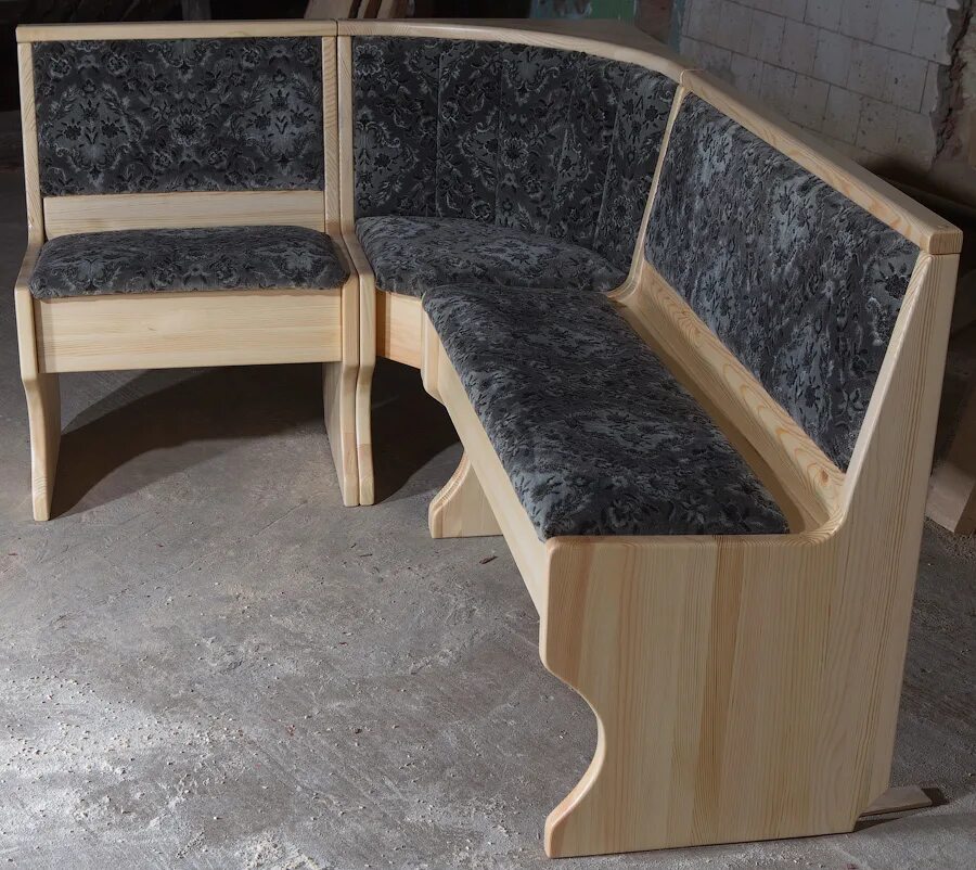 Кухонный уголок своими руками фото Кухонный уголок из массива кедра