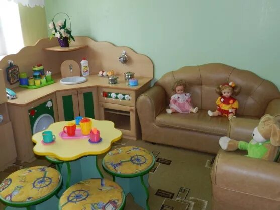 Кухонный уголок в детском саду оформление Игровые уголки (14 фото). Воспитателям детских садов, школьным учителям и педаго