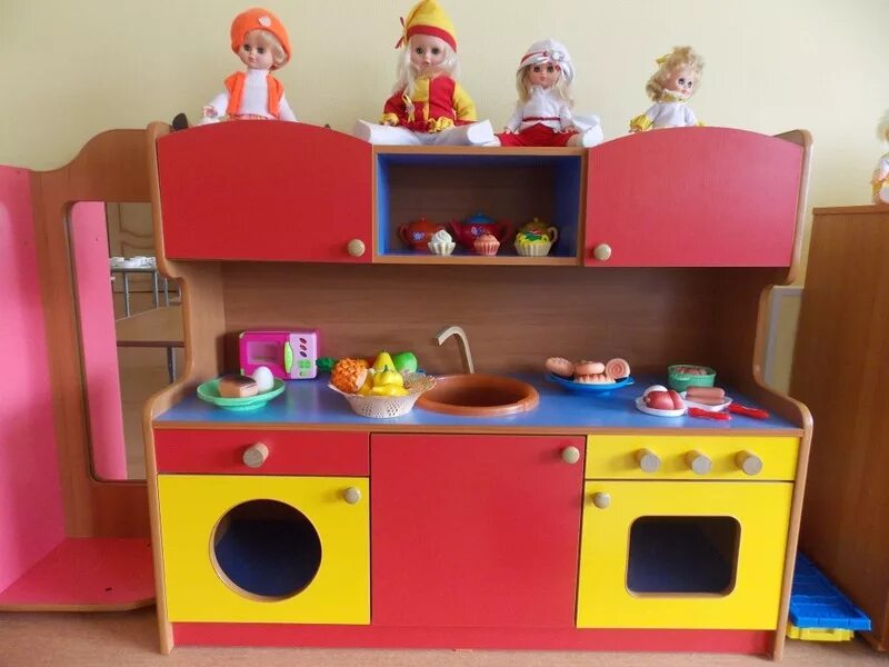 Кухонный уголок в детском саду оформление Средства обучения и воспитания. Групповые помещения Детский сад № 1 "Умка"