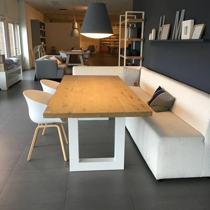 Кухонный уголок в стиле лофт Eetkamer idee, Huis interieur, Moderne keukens