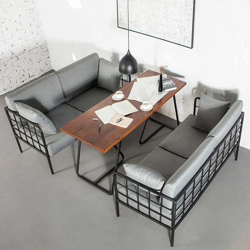 Кухонный уголок в стиле лофт Диван Лофт Balto Apfel-Mebel.ru