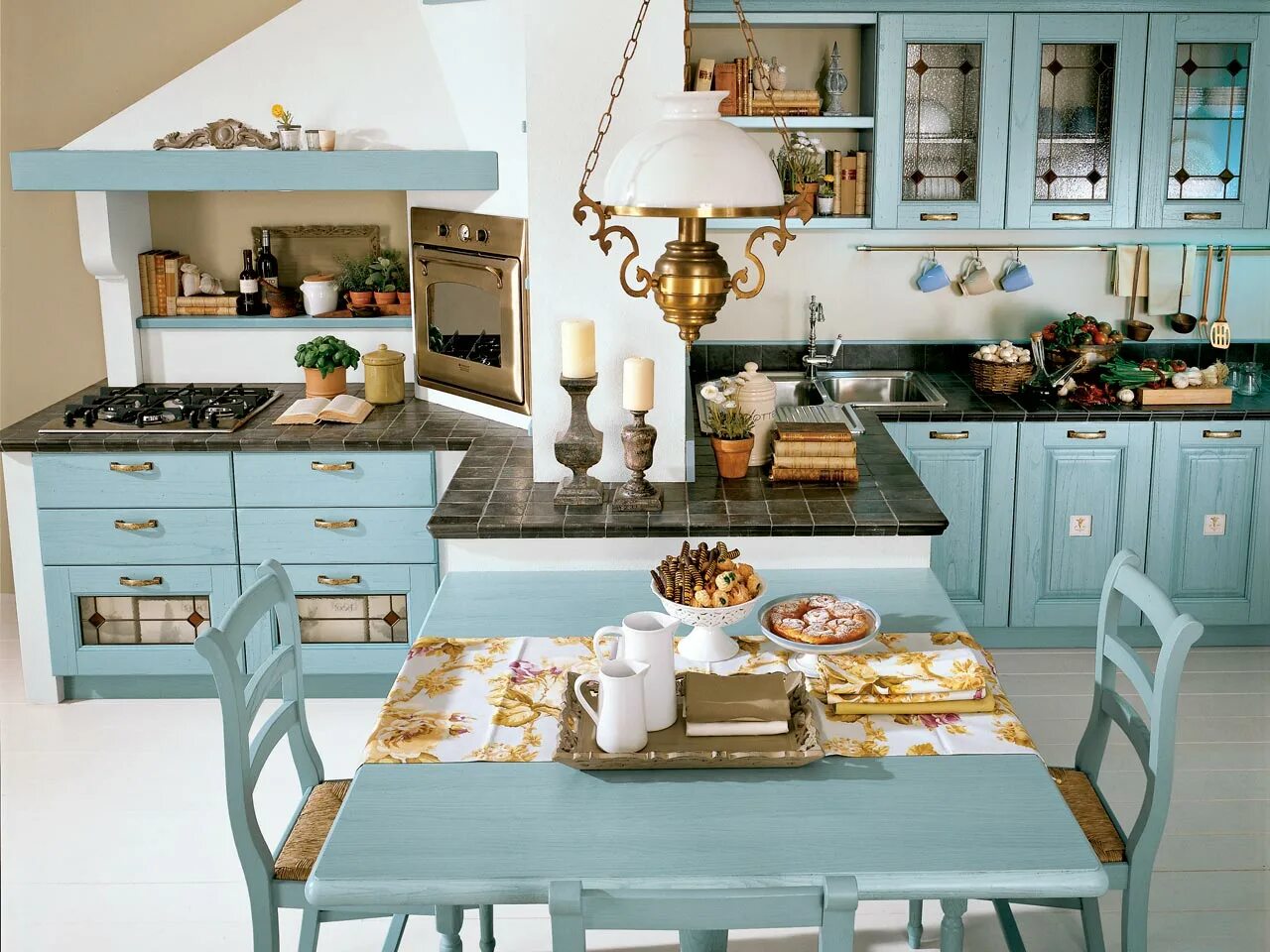 Кухонный уют фото Кухня Lube Laura - купить в Москве мебель для кухни по выгодным ценам - Дизайнер