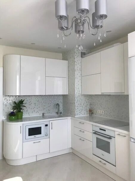 Кухоный гарнитур белый глянец фото Кухня недорогая Нагаур купить недорого от официального производителя кухонь с бы