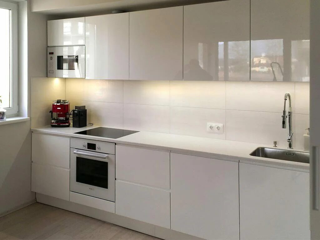 Кухоный гарнитур белый глянец фото Кухонный гарнитур недорогой Мюнхен купить по низкой цене в интернет-магазине пер