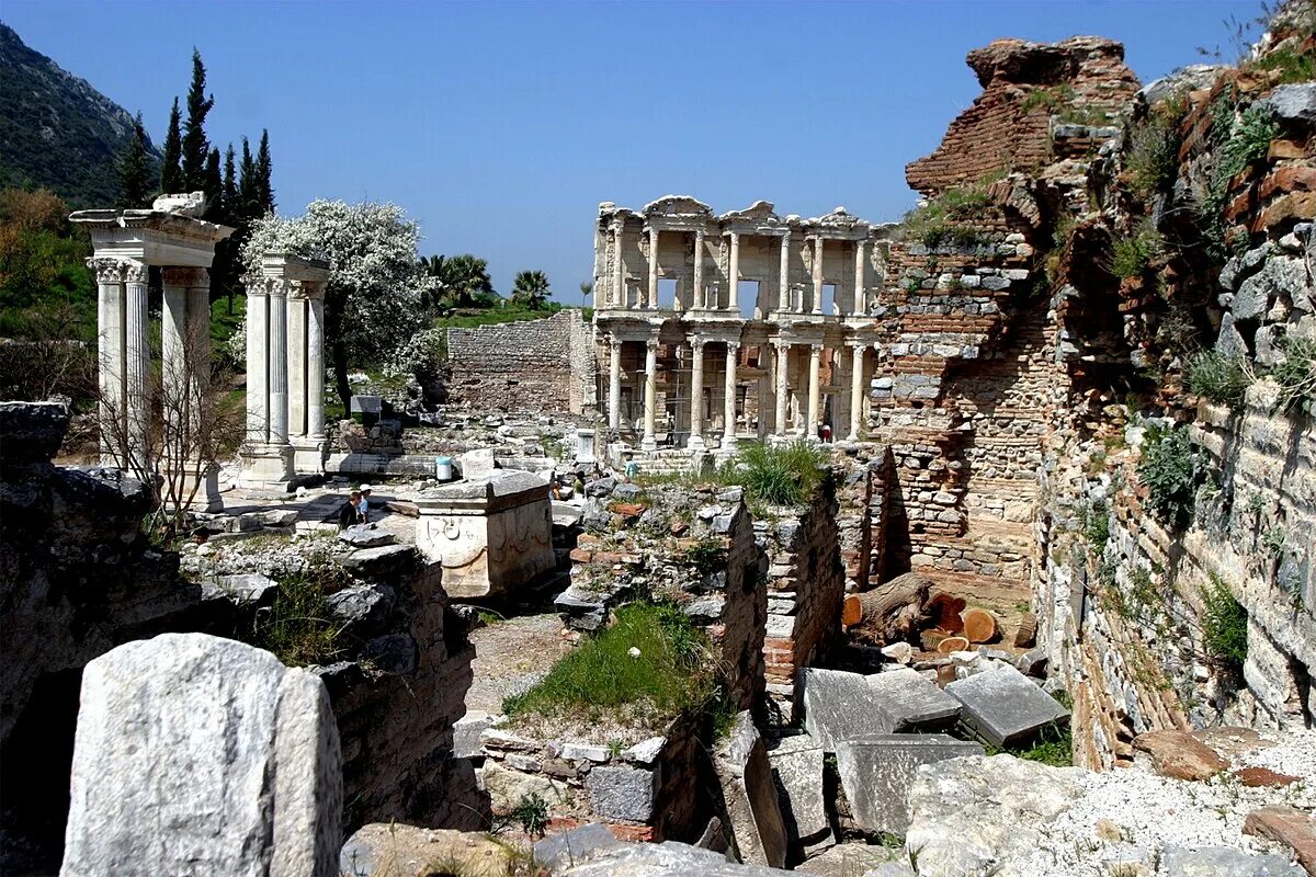 Кушадасы турция достопримечательности фото File:Ephesus ruins.jpg - Wikipedia