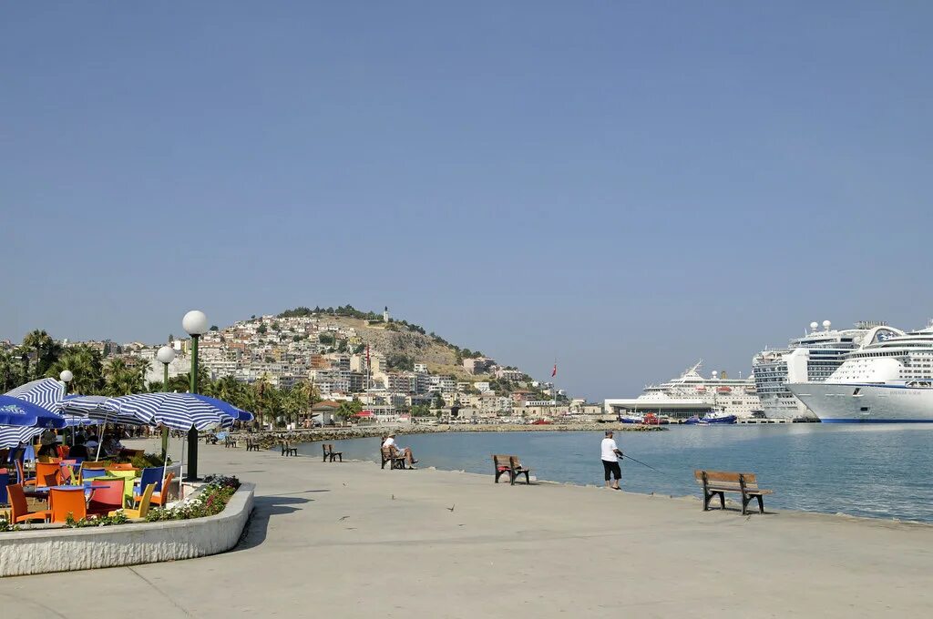 Кушадасы турция фото города и пляжа Kusadasi Harbour 2 Son of Groucho Flickr