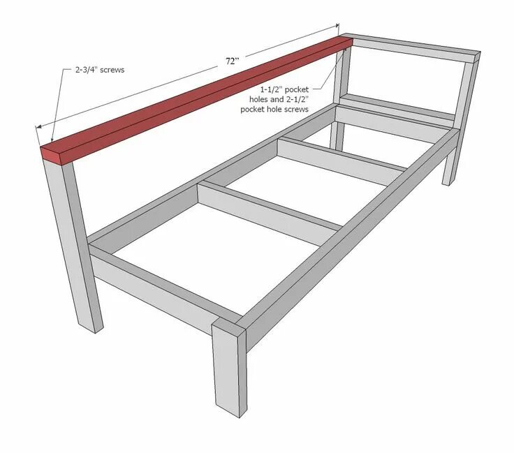 Кушетка своими руками из дерева фото чертежи Кушетка своими руками из дерева фото чертежи Кушетка своими руками из дерева фото чертежи One Arm 2x4 Outdoor Sofa - Sectional Piece Outdoor sofa diy, Diy outdoor furnitu
