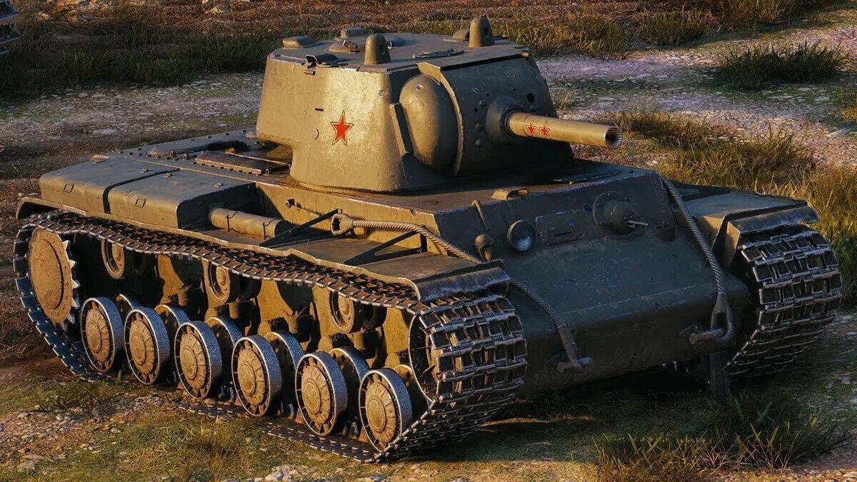 Кв 1 тяжелый танк фото Тяжелый танк КВ-1С против немецких "Тигров" и "Пантер" в боях 43-го года. Без ша