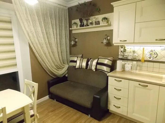 Кв 11 кв м дизайн фото Кухонный Гарнитур для Маленькой Кухни: 117 Фото с комментариями Интерьер кухни, 