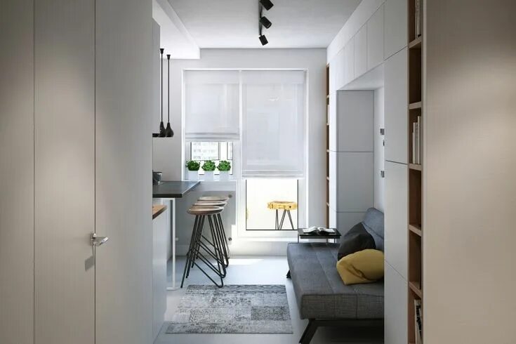 Кв 11 кв м дизайн фото Snigeri by Geometrium HomeDSGN Small apartment design, Apartment design, Modern 