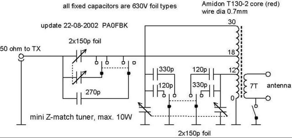 Кв тюнер своими руками схема RU-QRP Club forum :: Тема: QRP tuner (7/29)