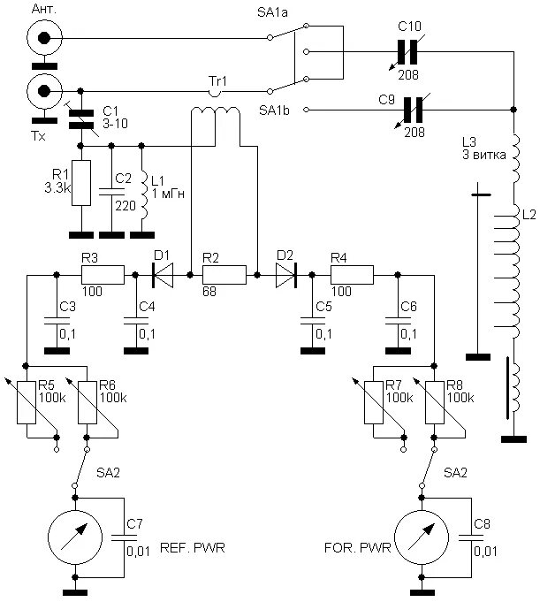 Кв тюнер своими руками схема Тюнеры - согласование с антенной. - Антенны !--if(СХЕМЫ)--- СХЕМЫ!--endif-- - Ст