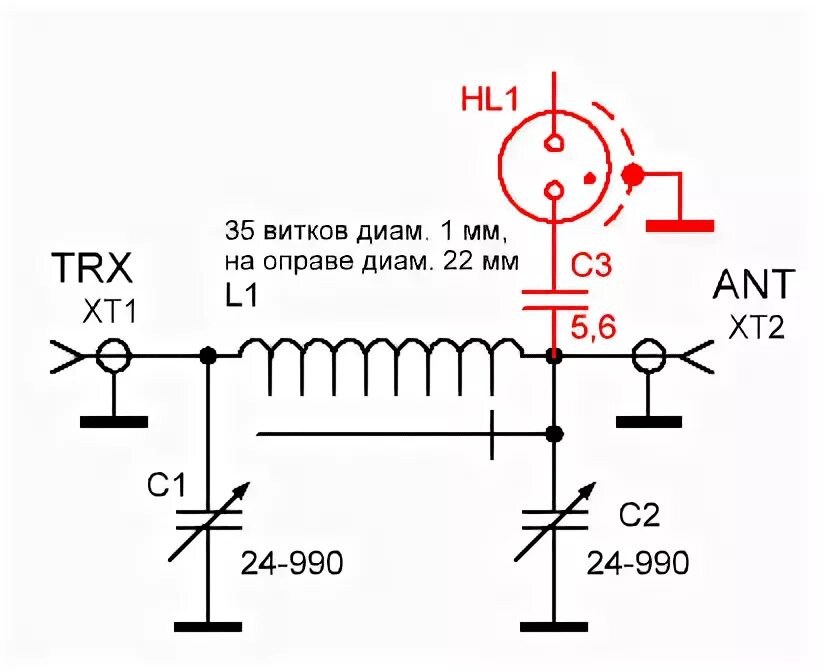 Кв тюнер своими руками схема Согласующее устройство RadioNic.ru