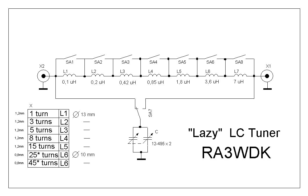 Кв тюнер своими руками схема настройка антенного тюнера при помощи nwt-7