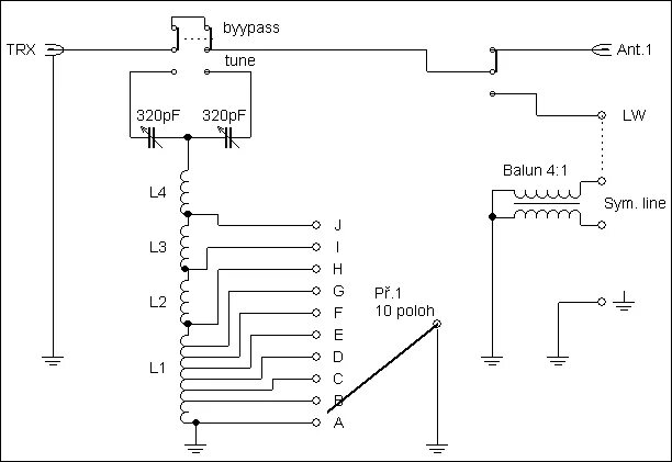 Кв тюнер своими руками схема Компактный антенный тюнер QRP 1,8 - 30 MHz 20W. Схема. - Антенны !--if(СХЕМЫ)---