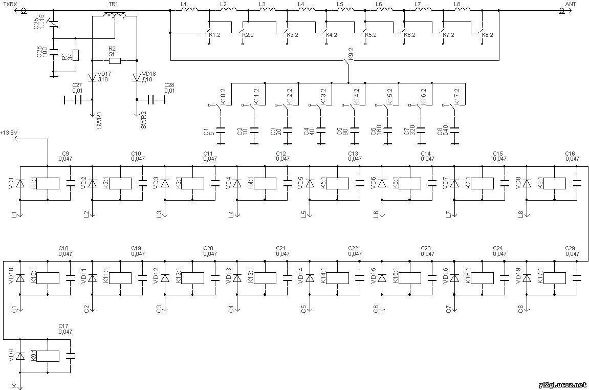 Кв тюнер своими руками схема Автоматический антенный тюнер от UA3GDW. - Форум