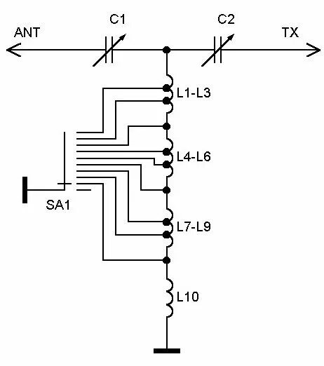 Кв тюнер своими руками схема АСУ. Схемы. Антенные тюнеры - R3RTambov Антенны, Принципиальная схема, Радиолюби