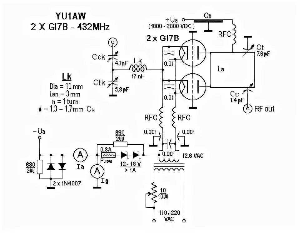 Кв усилитель на ги7б схема КВ - PA, УКВ. ГИ-7б - любые обсуждения. RU6LS. - Форум