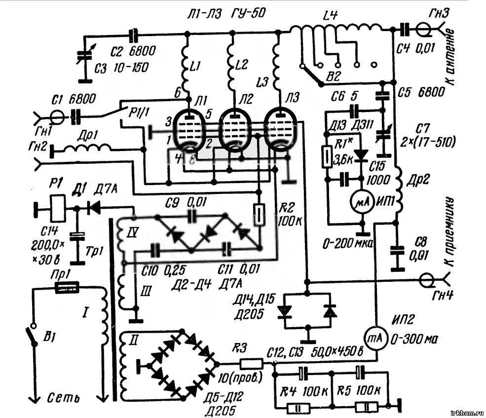 Кв усилитель на гу 50 схема Самоделки - Страница 4 - Форум