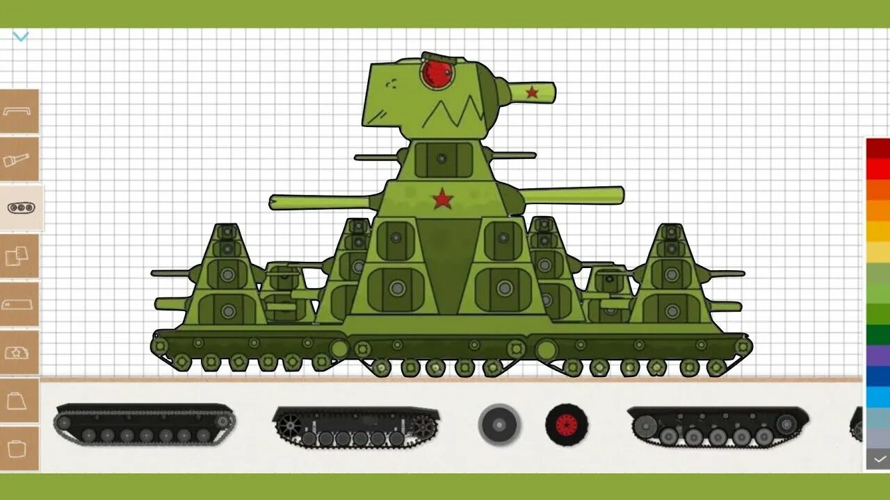 Кв44 танк фото из мультика Labo Tank-Military Making a KV-44M - YouTube