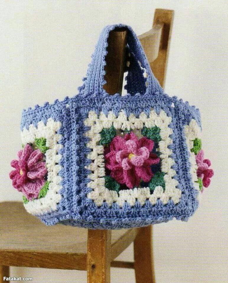 Квадрат сумочка крючком Pin by ruba on Crochet Bags & Purses Crochet bag pattern, Free crochet bag, Croc