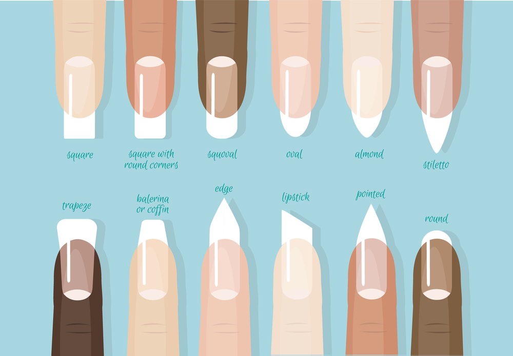 Квадратная форма ногтей маникюр фото The 8 Best Nail Shapes for Your Hands (2019 Guide & Top Products) Acrylic nail s