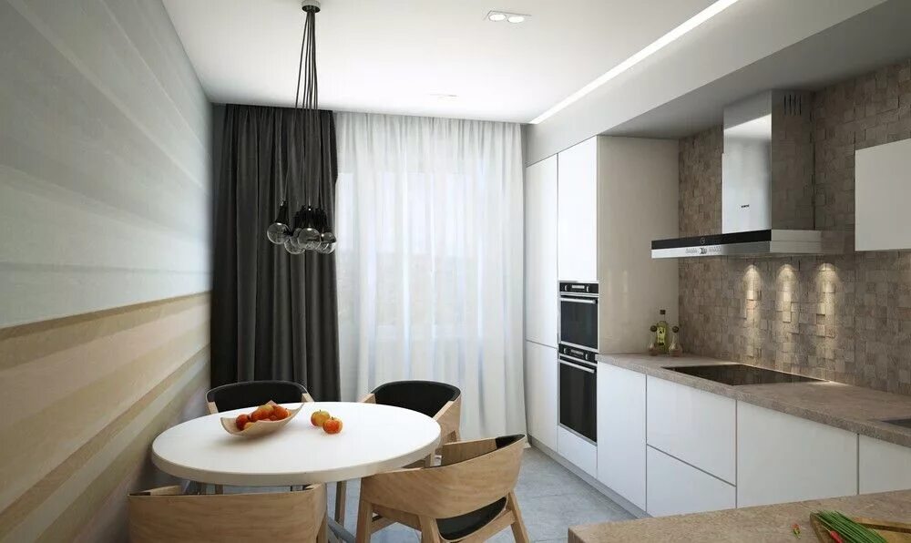Квадратная кухня современный дизайн Pin by Andrey Polischuk on Кухня 13м Home decor, Home, Room divider