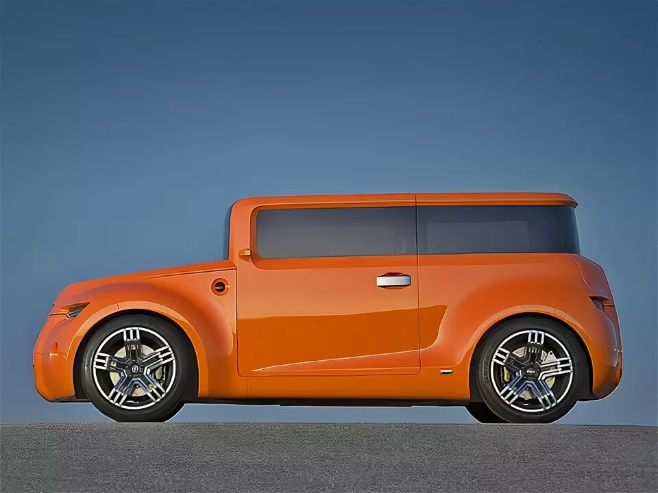 Квадратная машина фото Scion Hako Coupe Concept предстал перед нью-йоркской публикой - DRIVE2