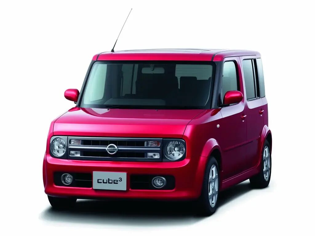 Квадратная машина фото Nissan Cube Cubic 2003, 2004, 2005, минивэн, 2 поколение, Z11 технические характ