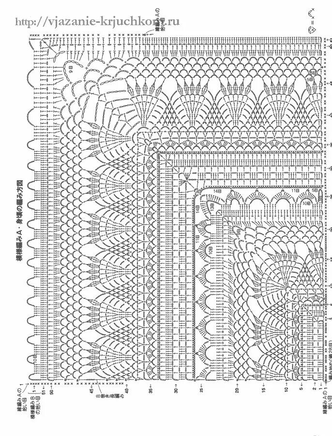 Квадратная скатерть крючком со схемами ผ ล ก า ร ค น ห า ร ป ภ า พ ส ำ ห ร บ японские схемы вязания крючком Узоры для с