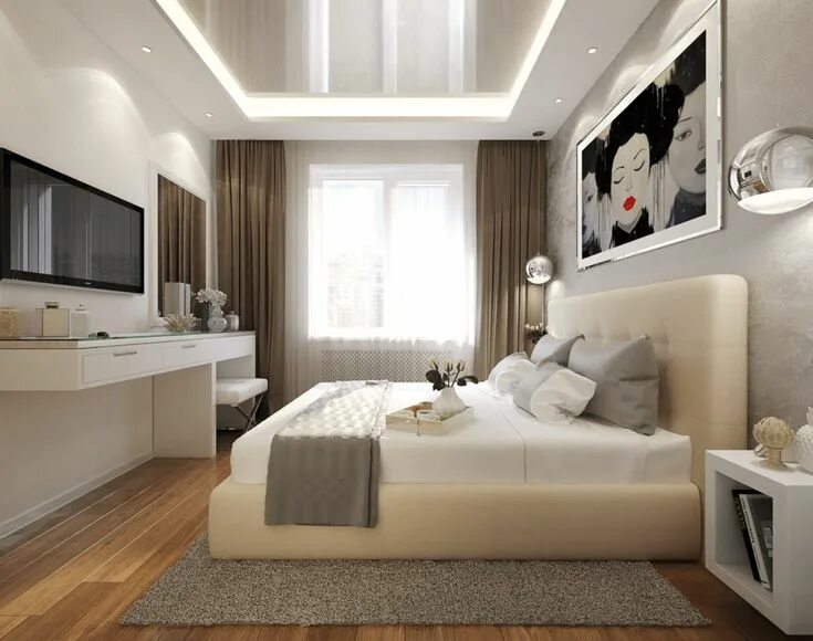 Квадратная спальня дизайн фото Quarto de Casal - Dicas para um Quarto Perfeito! - Arquidicas Bedroom makeover, 