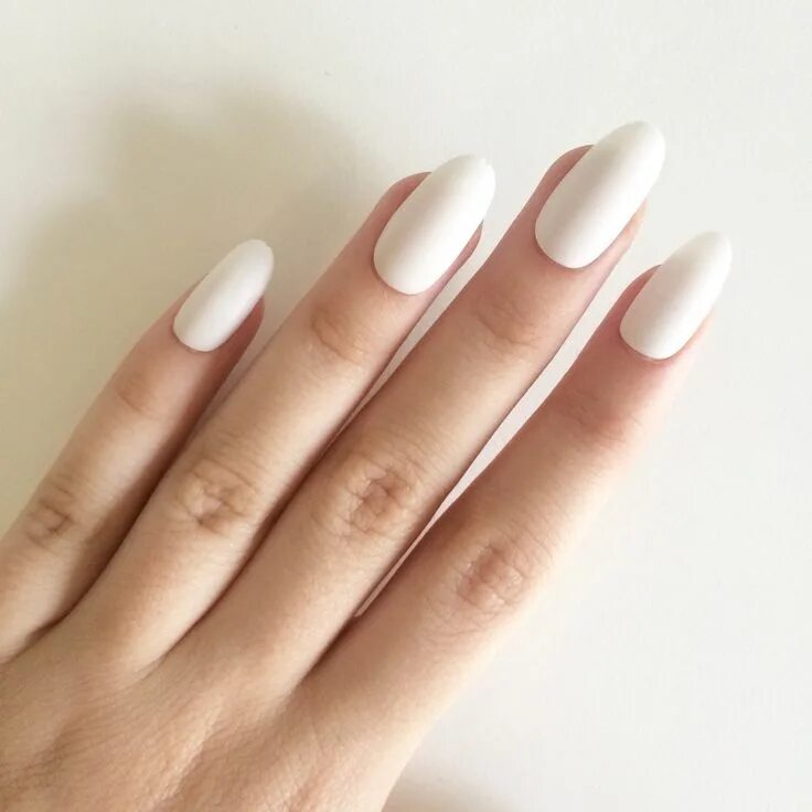 Квадратно овальный маникюр Image result for nails oval modern Oval acrylic nails, White coffin nails, Paint