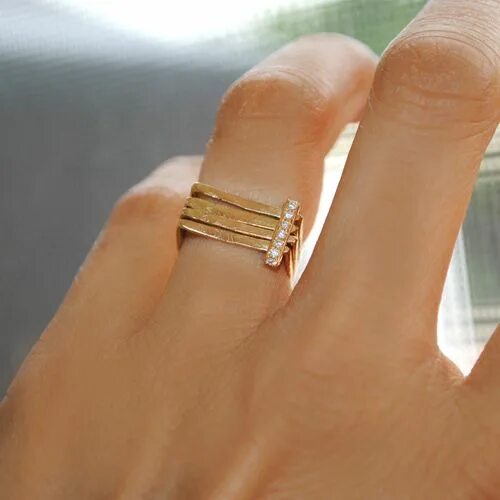 Квадратное кольцо фото Firenze Diamond Pave Engagement Ring Square rings, Fashion rings, Square diamond