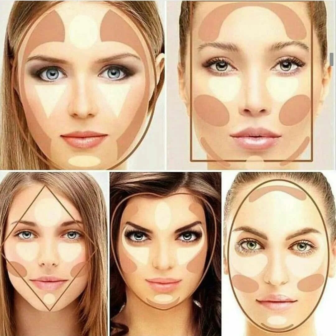 Квадратное лицо макияж глаз Image may contain: 5 people Contour makeup, Makeup, Makeup articles