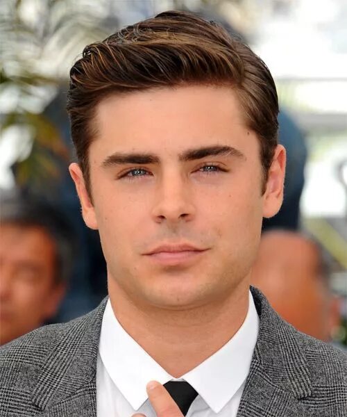 Квадратное мужской прически Zac Efron Short Straight Brunette Hairstyle Mens hairstyles short, Cool short ha