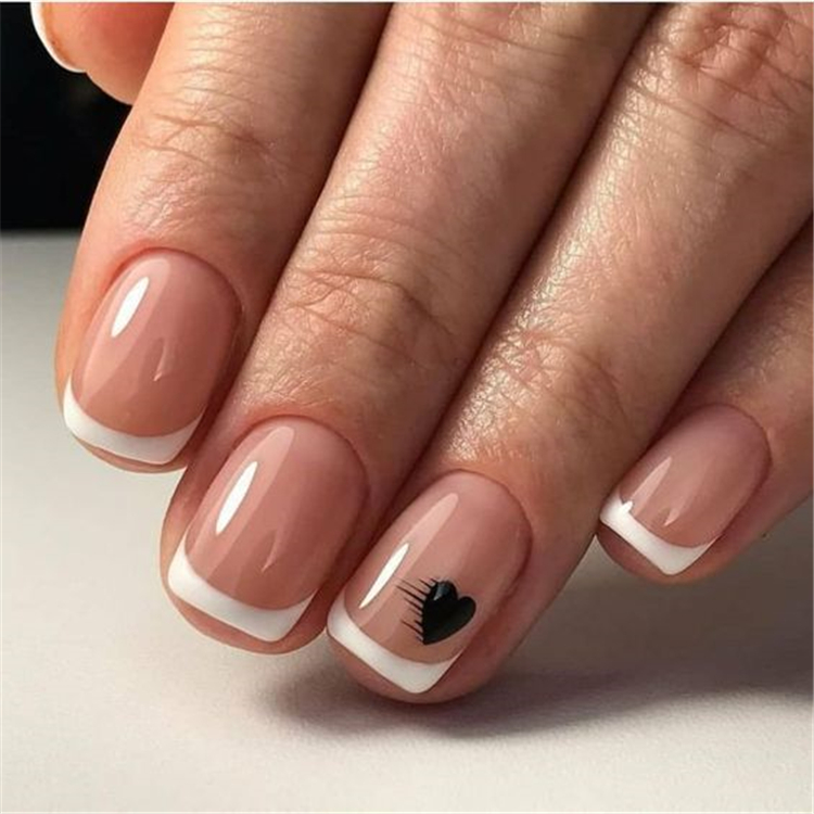 Квадратные маленькие ногти маникюр 50 Stylish Winter Short Square Nail Designs To Copy This Season - Women Fashion 