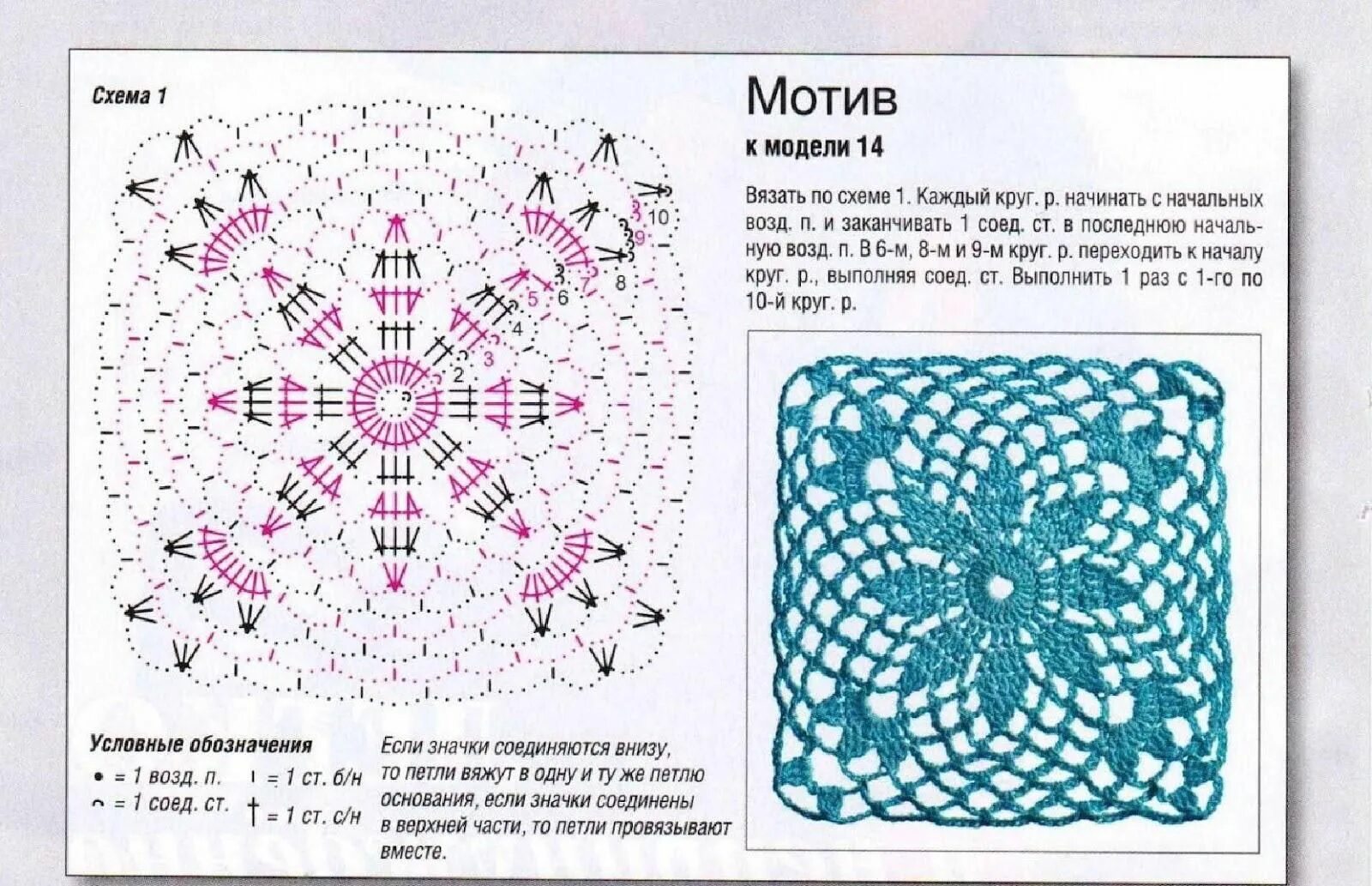 Квадратные мотивы крючком со схемами и описанием Картинки КРАСИВЫЕ КВАДРАТНЫЕ МОТИВЫ СХЕМЫ