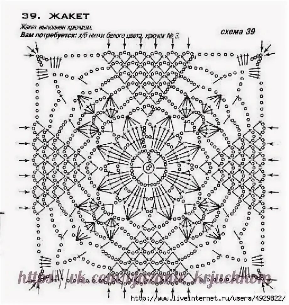 Квадратные мотивы спицами со схемами Вязание крючком. Модели, схемы, уроки в 2023 г Связанные крючком квадраты, Вязан