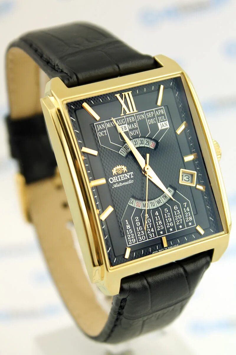 Квадратные мужские часы фото Обзор часов Orient Multi Year Calendar - блог AllTime.ru