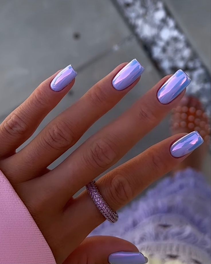 Квадратные ногти 2024 новинки дизайн весна Pin by lyra on nails inspiration Classy gel nails, Blush nails, Purple nails