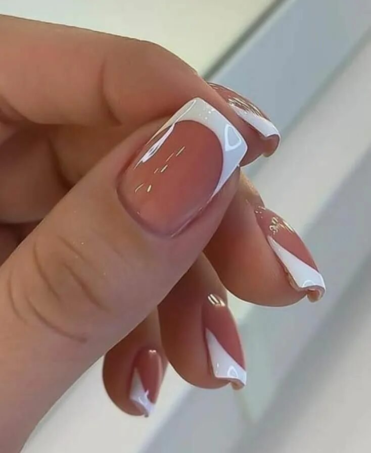 Квадратные ногти дизайн фото короткие френч Short Square Nails Of The 2020 Summer Fire, Here Are All! - Lily Fashion Style W